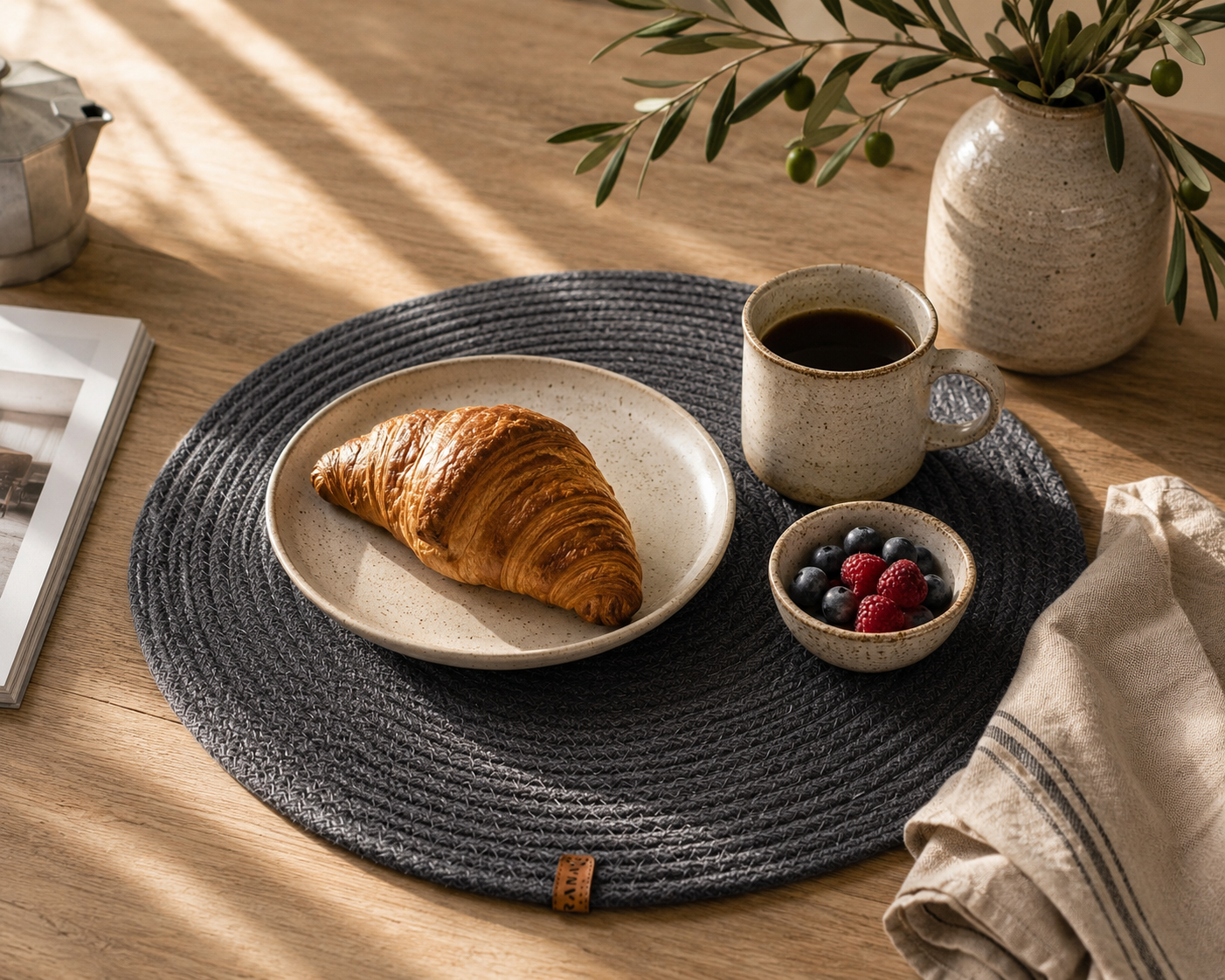 THE WEAVE COLLECTION — PLACEMATS | SET OF 4 Handwoven Jute Placemats
